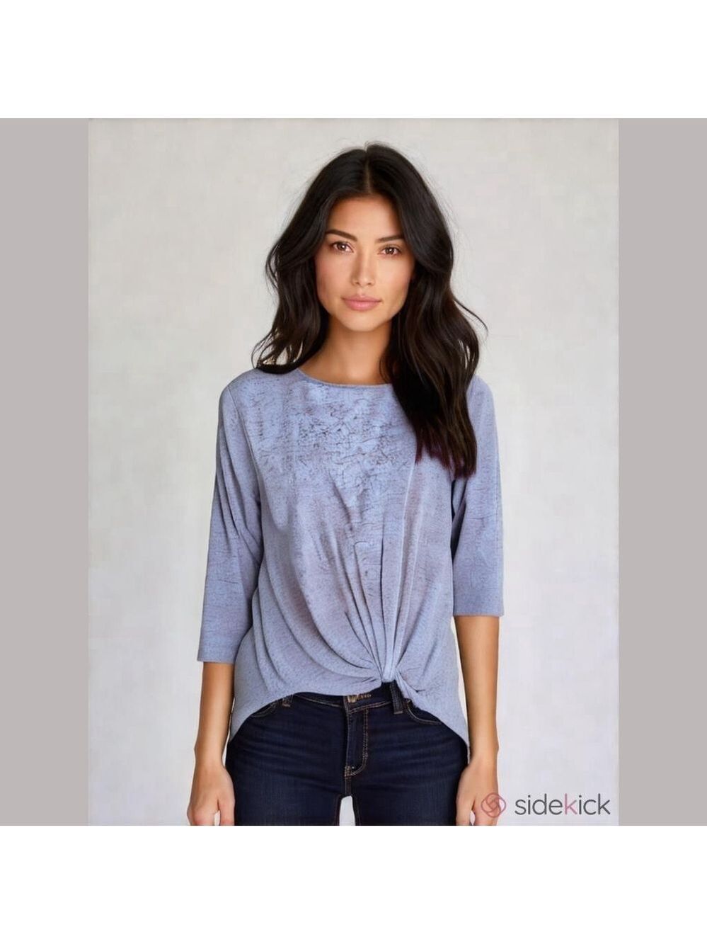 Gibson XS Purple Rayon Blend Top